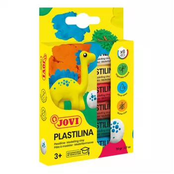 JOVI Plastilina modelovacia hmota zmiešaných 6 farieb po 15 g, spolu 90 g