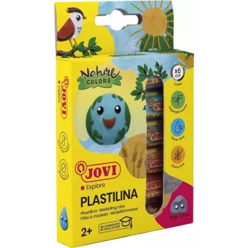 JOVI Plastilina modelovacia hmota zmiešané farby 6 x 15 g