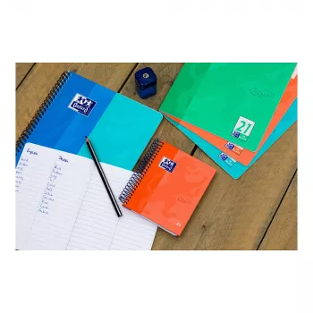 Oxford College blok European Book Touch A6 štvorčekovaný 120 listov 90 g/m² Optik Paper