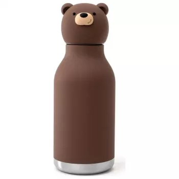 Asobu Bestie Brown Bear 460 ml detská izolovaná fľaša