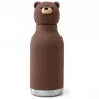 Asobu Bestie Brown Bear 460 ml detská izolovaná fľaša