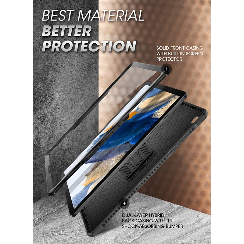 SUPCASE Unicorn Beetle Pro odolné puzdro pre Samsung Galaxy Tab A9+ Plus 11.0 (2023) - čierna