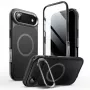 SUPCASE i-Blason Ares Flip MagSafe puzdro s integrovanou ochranou displeja pre Apple iPhone Air, čierne