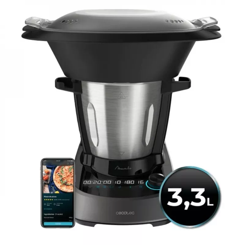 Cecotec Mambo 11090 multifunkčný kuchynský robot, 1700 W, 3,3 L, nerez, Wi-Fi