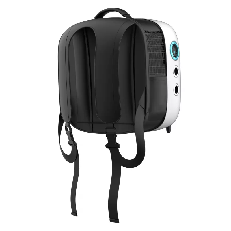 Cecotec Pumba 1800 Travel Fan taška na prepravu domácich zvierat - sivá/čierna