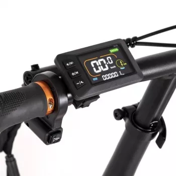 YOUIN Urban skladacie Texas II E-bike Fat 20 - oranžová/čierna