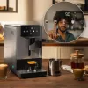 Cecotec Cremmaet Steam poloautomatický kávovar na espresso, 20 bar, 1100 W, 1,5 l, čierna/strieborná