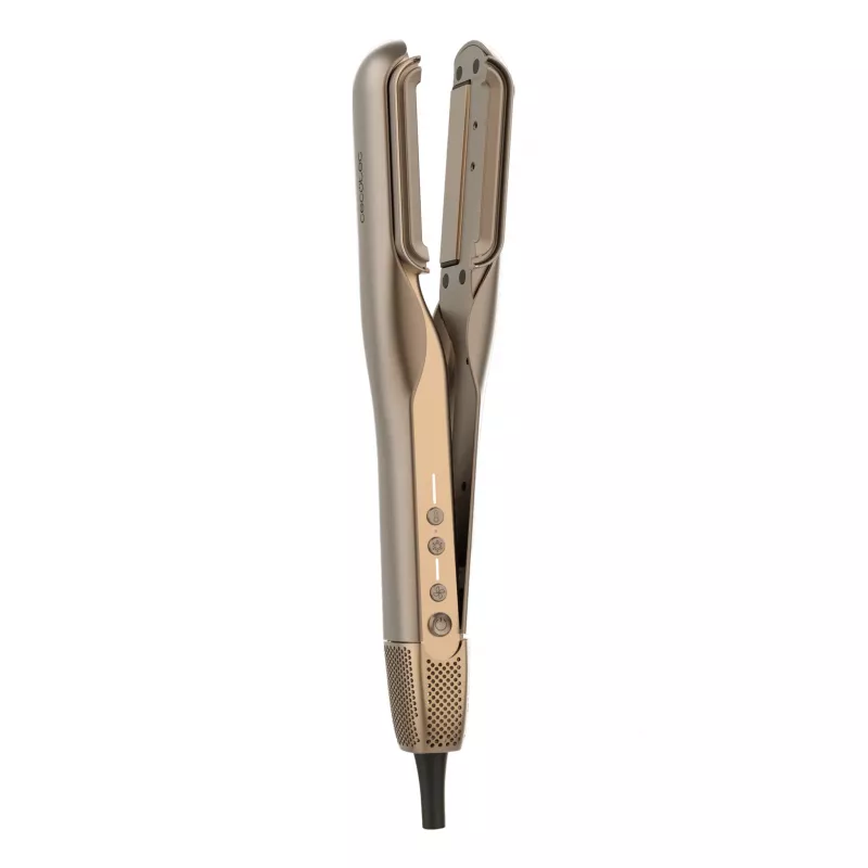 Cecotec AirLisse 2in1 ForceDry Duo žehlička a sušič vlasov, čierna/ružové zlato