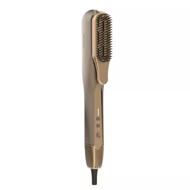Cecotec AirLisse 2in1 ForceDry Duo žehlička a sušič vlasov, čierna/ružové zlato