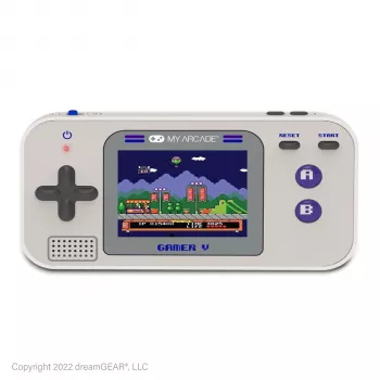 dreamGEAR My Arcade Gamer V Classic prenosná herná konzola 220 hier sivá fialová