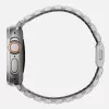 NOMAD Titanium Band V3 – Natural Titanium brúsený kovový náramok pre Apple Watch 46mm/49mm