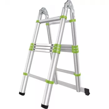 FIELDMANN FZZ 4003 teleskopický rebrík 3,2 m, stupne 1,6 m