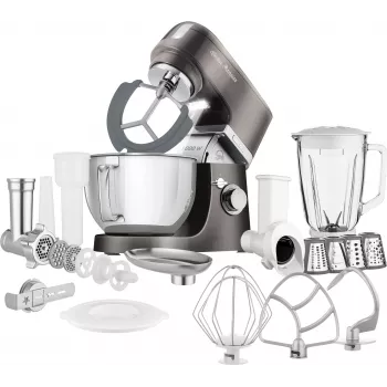 SENCOR STM 6378BK Stojanový mixér 1000 W, 4,5 L nerezová misa, planetárne miešanie, čierna