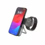 Fixed MagZen5 stojan s integrovanou nabíjačkou Apple Watch a MagSafe, 5000 mAh sivý