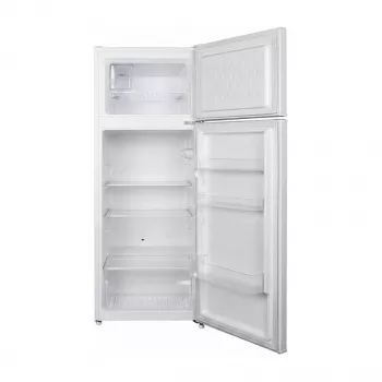 CHiQ CTM216LWD voľne stojaca chladnička s mrazničkou 211L celková kapacita, 170L chladnička, 41L mraznička, biela, LED osvetlenie, premenlivé otváranie dverí, energetická trieda D