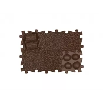 Muffik ortopedická senzorická podložka sada 6-in-1 Eco Forest 6 puzzle podložiek MFK-024