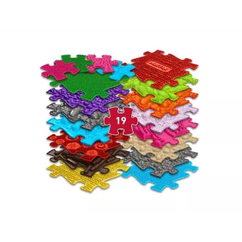 Ortopedická senzorická podložka sada 19-in-1 XXL 19 puzzle dielov senzorická Muffik / MFK-025-1