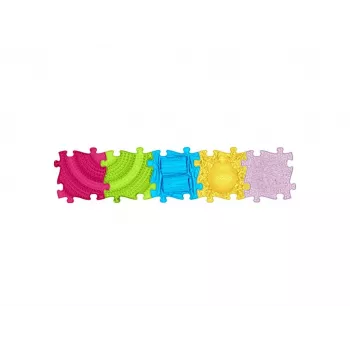 Muffik ortopedická senzorická podložka sada 5-in-1 stredná 5 puzzle dielov