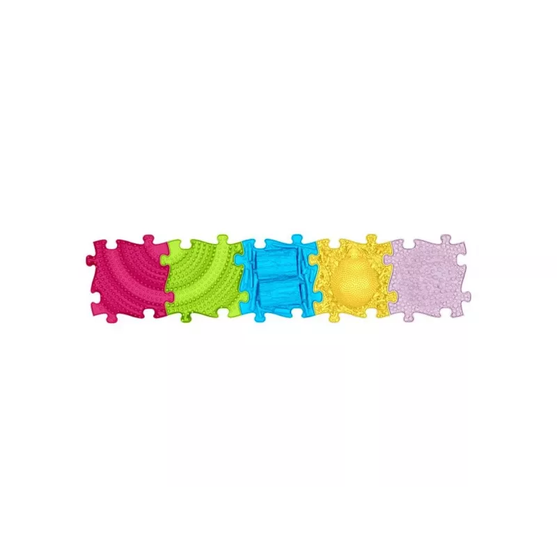 Muffik ortopedická senzorická podložka sada 5-in-1 stredná 5 puzzle dielov