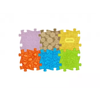 Senzorická ortopedická puzzle podložka 6-in-1 stredná 6 dielov Muffik MFK-023-01