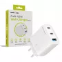 Mobile Origin 40W GaN nabíjačka MO13 biela 1x USB-A + 2x USB-C