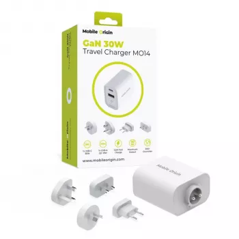 Mobile Origin 30W cestovná nabíjačka MO14 EU/USA/UK/AUS