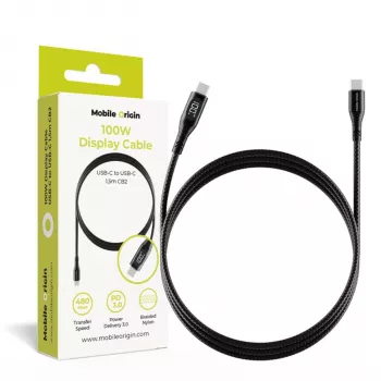 Mobile Origin 100W Display Cab USB-C na USB-C CB2 1,5m