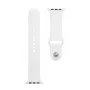 Tactical Apple silikónový náramok pre Watch 1/2/3/4/5/6/7/SE 42/44/45 mm biely