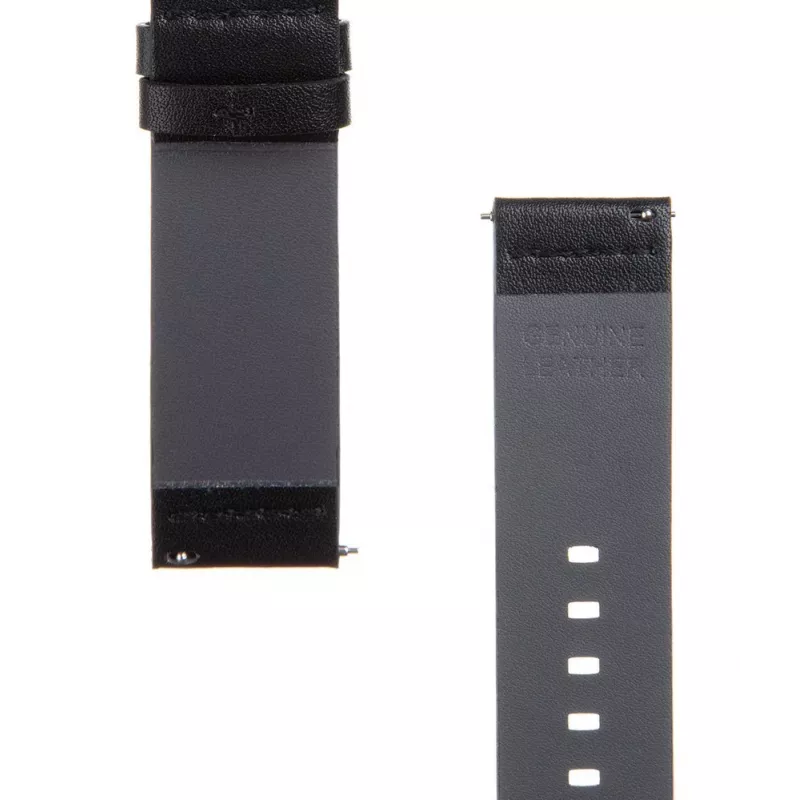 Tactical kožený náramok 22 mm čierny