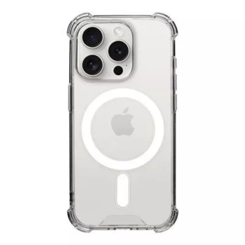 Tactical zadné krytie MagForce Plyo pre iPhone 15 Pro, transparentné