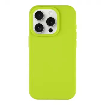 Tactical zadný kryt Velvet Smoothie pre iPhone 15 Pro - Avocado Green