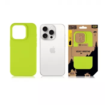 Tactical zadný kryt Velvet Smoothie pre iPhone 15 Pro - Avocado Green
