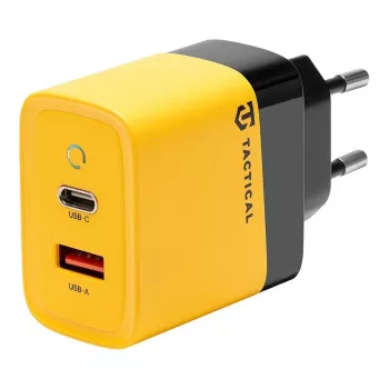 Tactical Microgrid GaN 45W žltá nástenná nabíjačka s USB-C