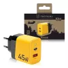 Tactical Microgrid GaN 45W žltá nástenná nabíjačka s USB-C