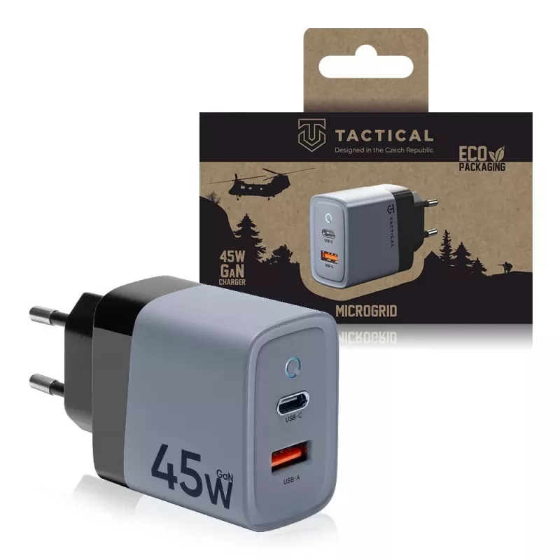 Tactical Microgrid GaN 45W sivá