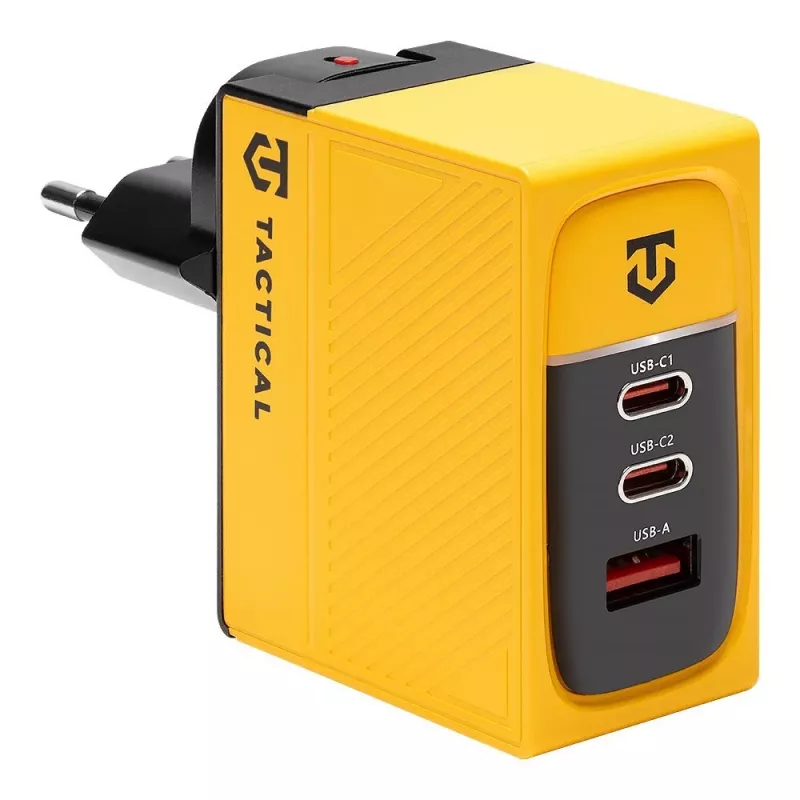 Tactical Nett Warrior GaN 100W žltá nabíjačka