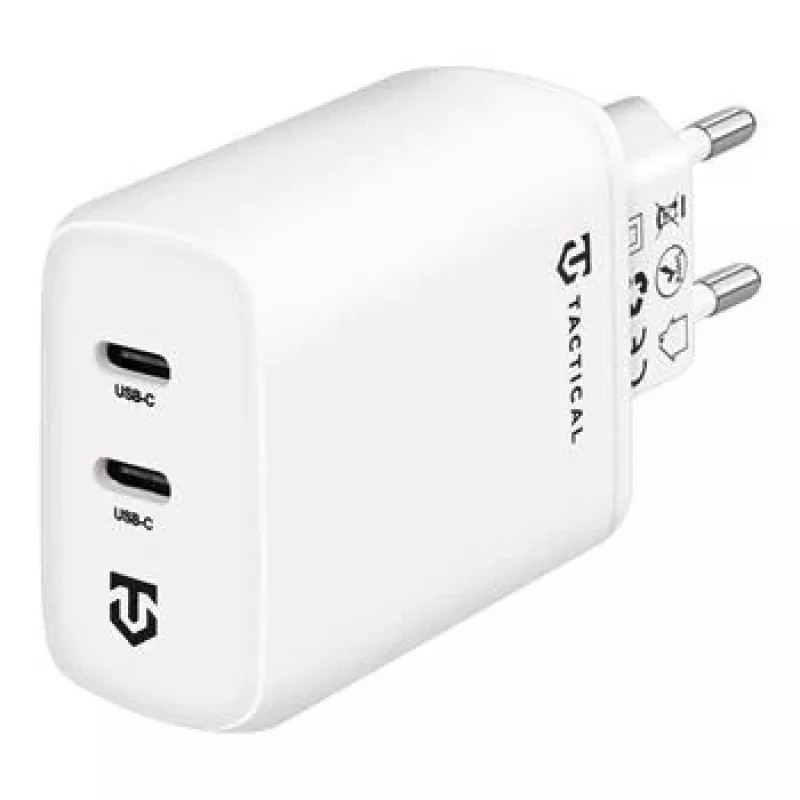 Tactical Base Plug Dual 40W biela GaN nástenná nabíjačka