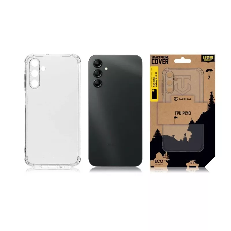 Tactical zadný kryt TPU Plyo pre Samsung Galaxy A15 5G transparentný