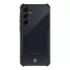 Tactical zadný kryt Quantum Stealth Galaxy A55 5G transparentná/čierna