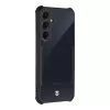 Tactical zadný kryt Quantum Stealth Galaxy A55 5G transparentná/čierna