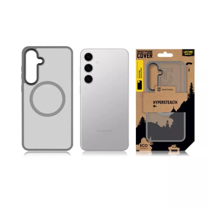 Tactical zadný kryt MagForce Hyperstealth pre Samsung Galaxy S24+ svetlosivý
