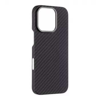 Tactical zadný kryt MagForce Aramid pre iPhone 16 Pro čierny