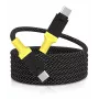 Tactical MagRope USB-C na USB-C kábel 1,2 m čierny/žltý