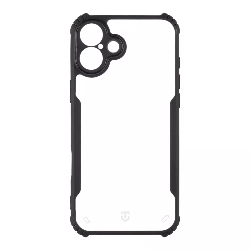 Tactical zadné puzdro Quantum Stealth iPhone 16 Plus transparentná/čierna
