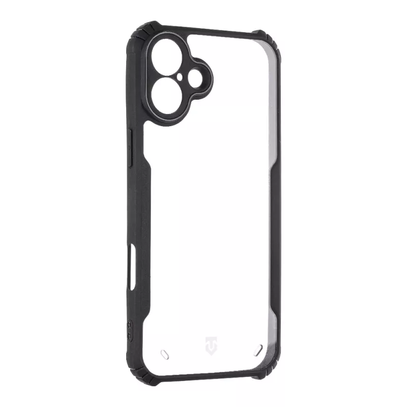 Tactical zadné puzdro Quantum Stealth iPhone 16 Plus transparentná/čierna