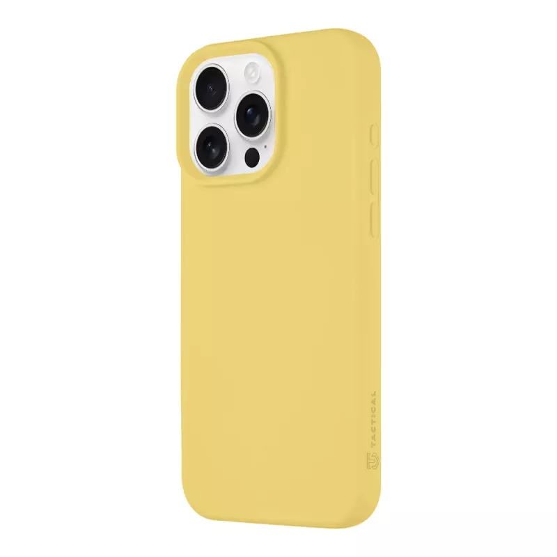 Tactical zadné puzdro MagForce Velvet Smoothie pre iPhone 16 Pro Max - banánová žltá