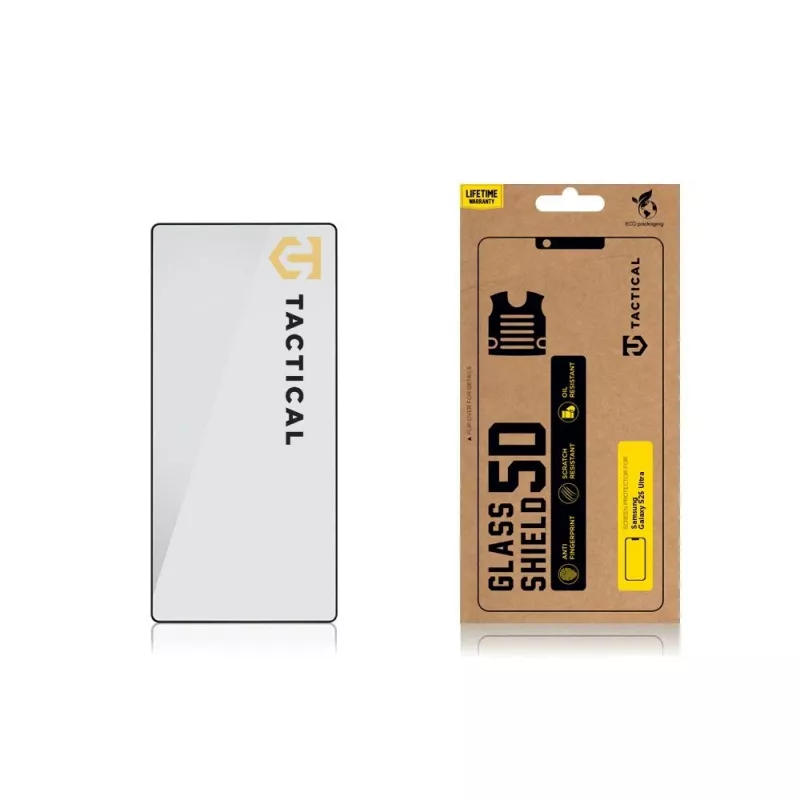 Tactical Glass Shield 5D pre Samsung Galaxy S25 Ultra čierna
