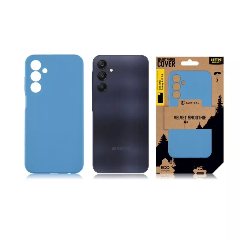 Tactical zadné krytie Velvet Smoothie pre Samsung Galaxy A25 5G - čierna