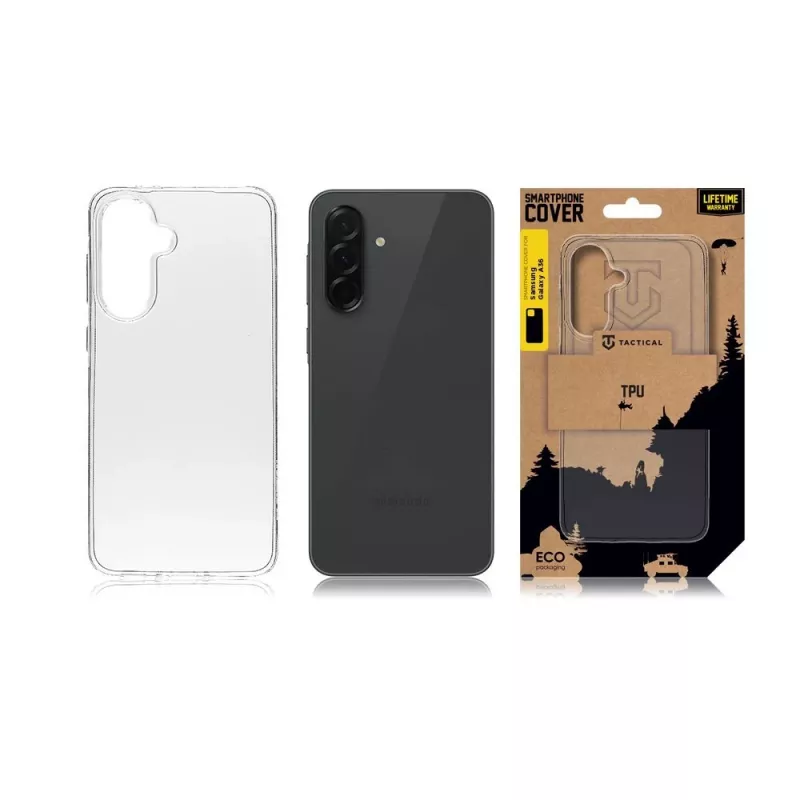 Tactical zadné krytie TPU pre Samsung Galaxy A36 5G transparentné