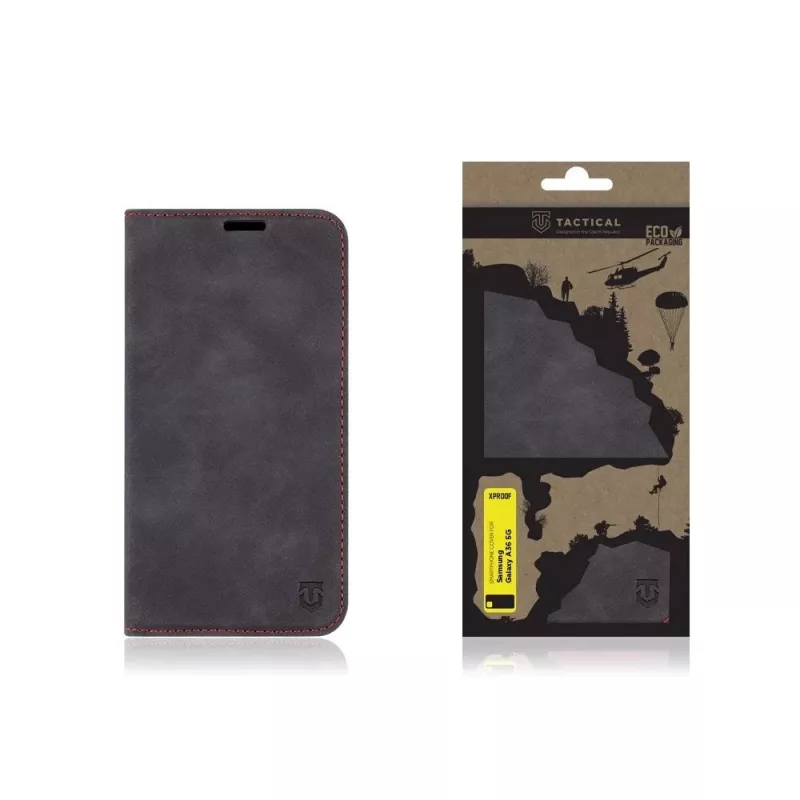 Taktické puzdro na knihu Xproof Galaxy A36 5G Black Hawk
